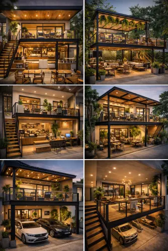 Mezannine Cafe Modern di Periuk