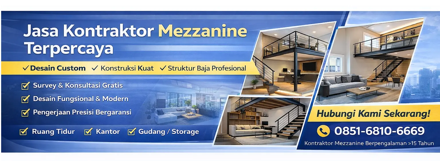 Jasa Pembuatan Mezzanine periuk Bergaransi